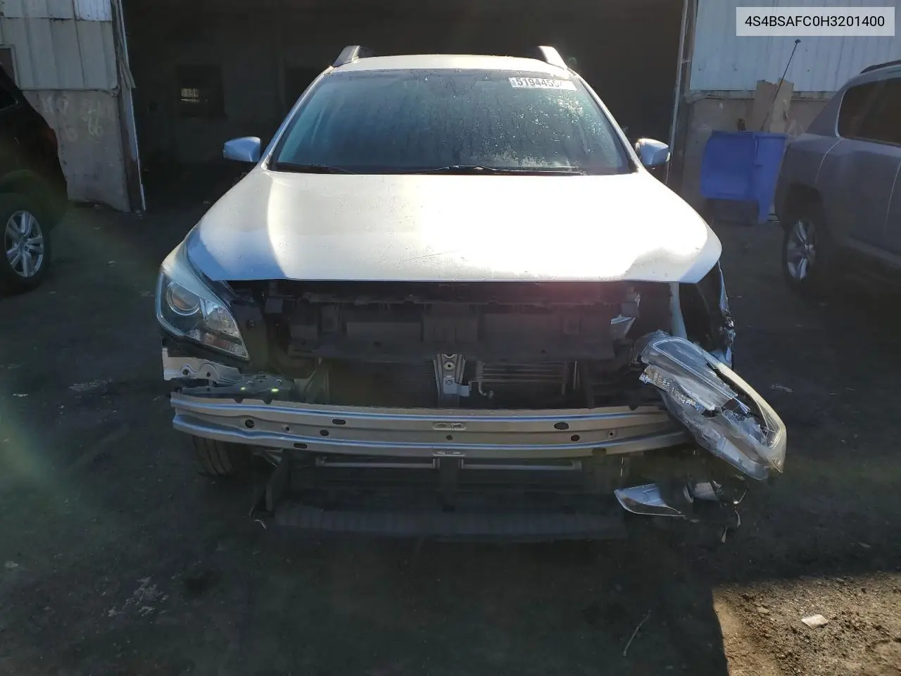 2017 Subaru Outback 2.5I Premium VIN: 4S4BSAFC0H3201400 Lot: 51944554