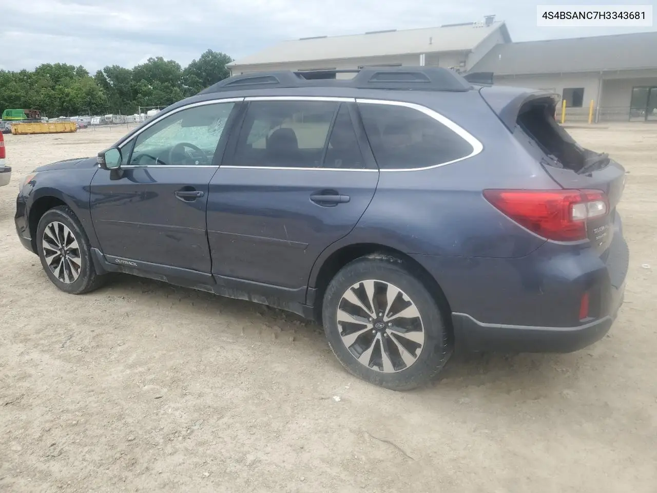 2017 Subaru Outback 2.5I Limited VIN: 4S4BSANC7H3343681 Lot: 53545935