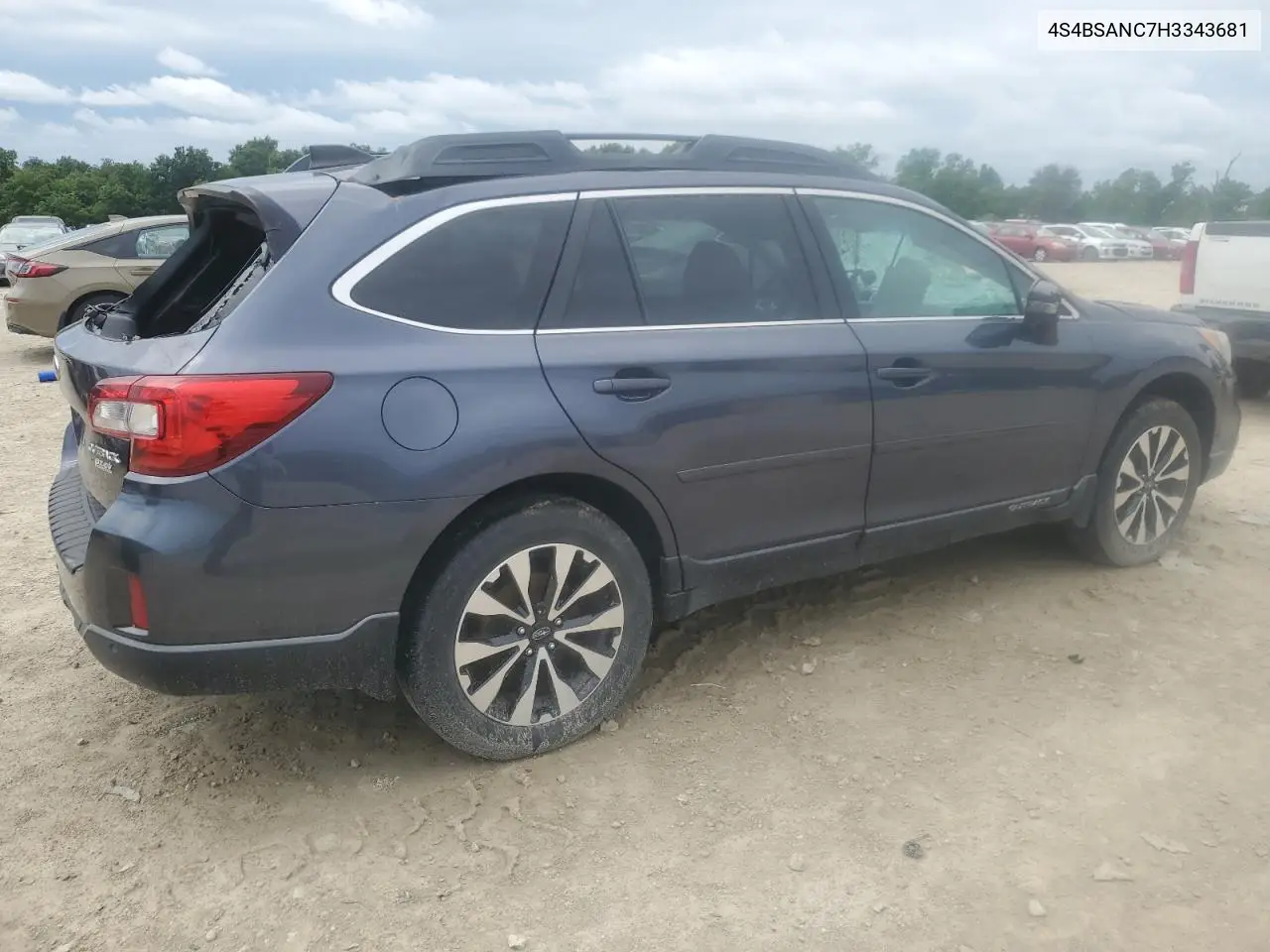 2017 Subaru Outback 2.5I Limited VIN: 4S4BSANC7H3343681 Lot: 53545935