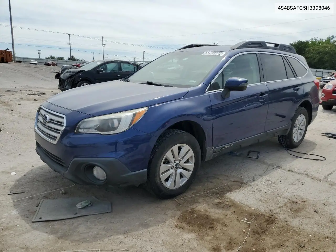 2017 Subaru Outback 2.5I Premium VIN: 4S4BSAFC5H3398046 Lot: 56700175