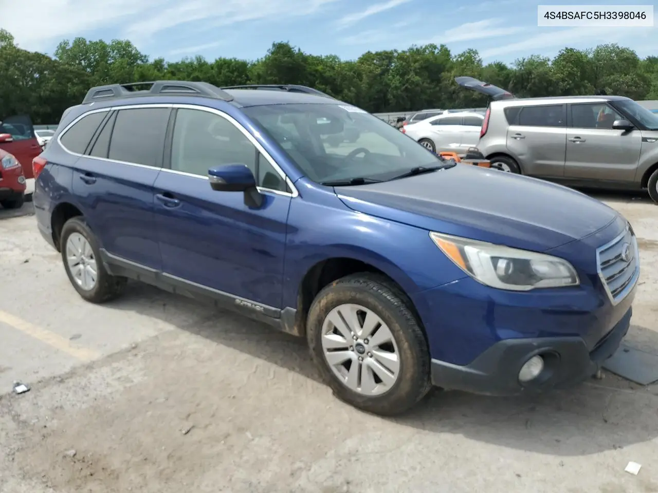 2017 Subaru Outback 2.5I Premium VIN: 4S4BSAFC5H3398046 Lot: 56700175