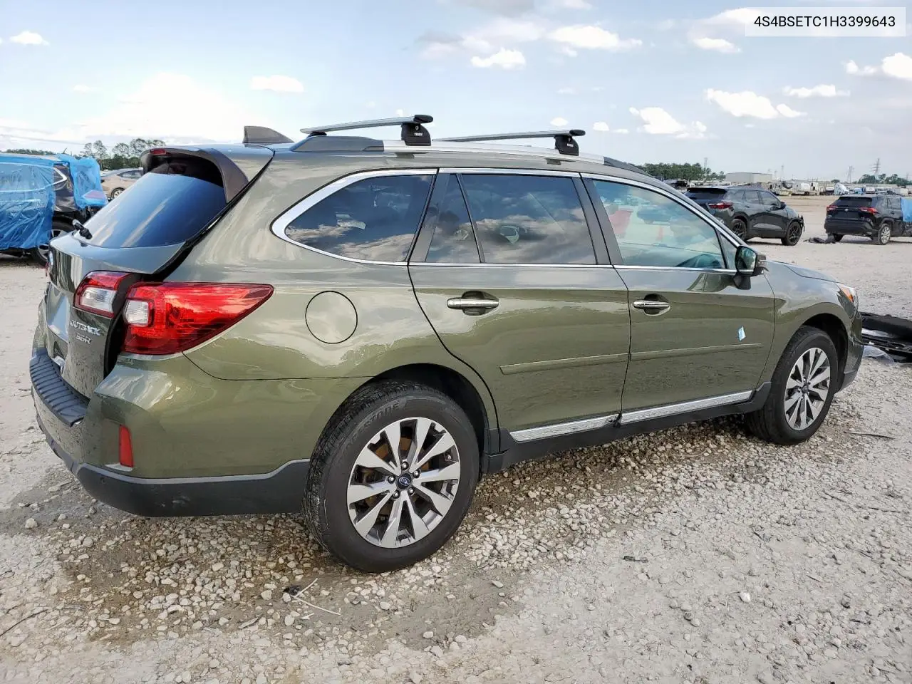 2017 Subaru Outback Touring VIN: 4S4BSETC1H3399643 Lot: 58671055
