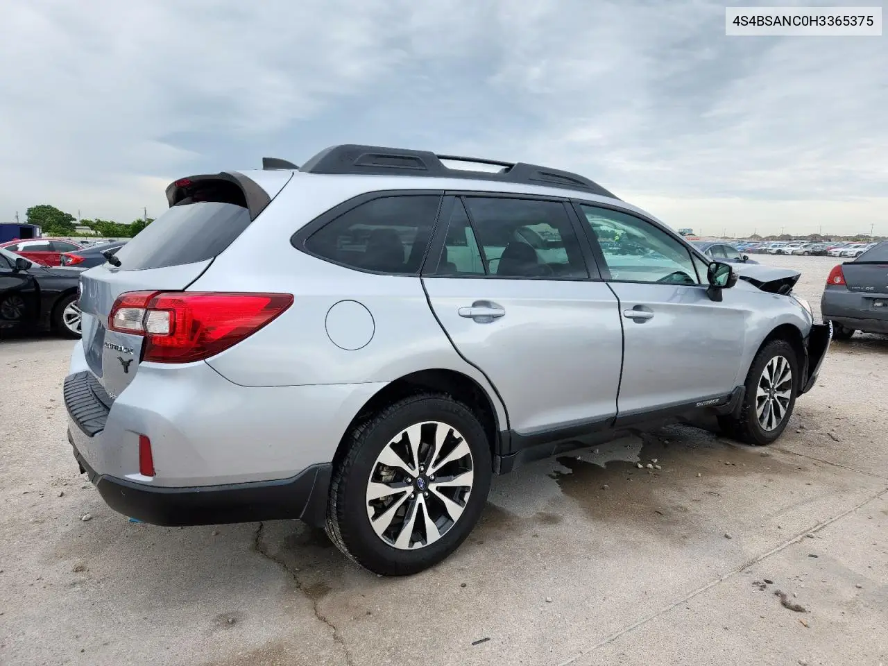 2017 Subaru Outback 2.5I Limited VIN: 4S4BSANC0H3365375 Lot: 60510245