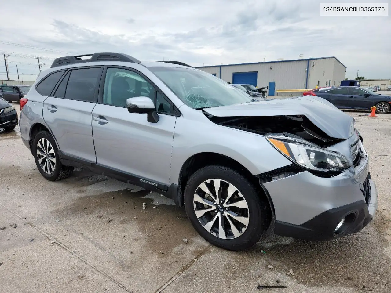2017 Subaru Outback 2.5I Limited VIN: 4S4BSANC0H3365375 Lot: 60510245