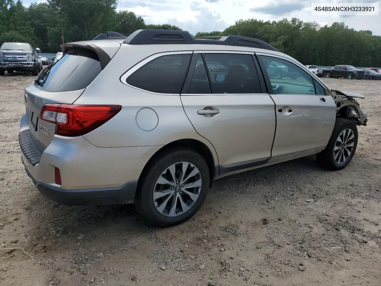 2017 Subaru Outback 2.5I Limited VIN: 4S4BSANCXH3233921 Lot: 61967725