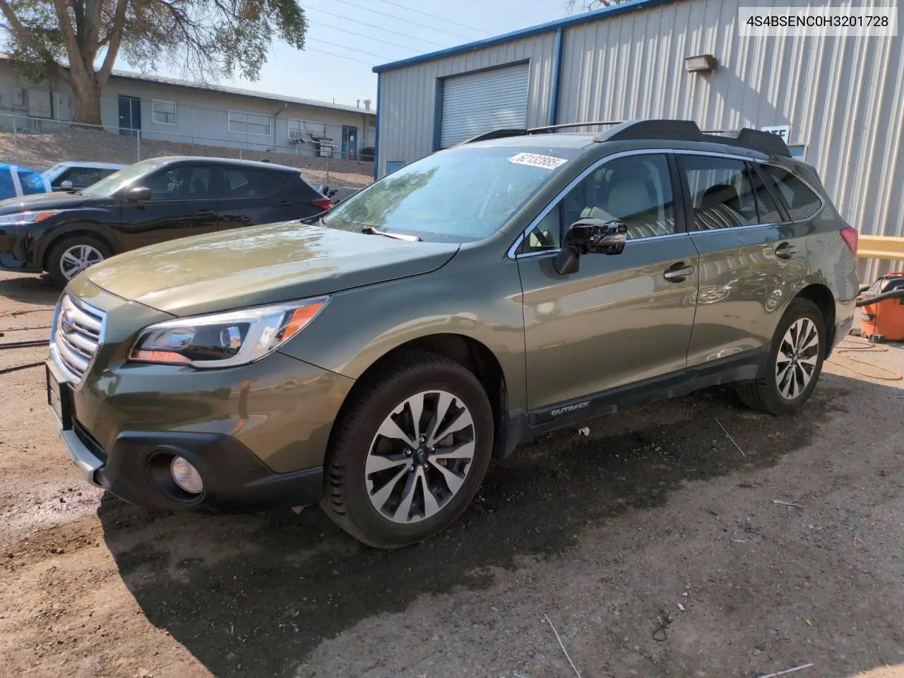 2017 Subaru Outback 3.6R Limited VIN: 4S4BSENC0H3201728 Lot: 62132885
