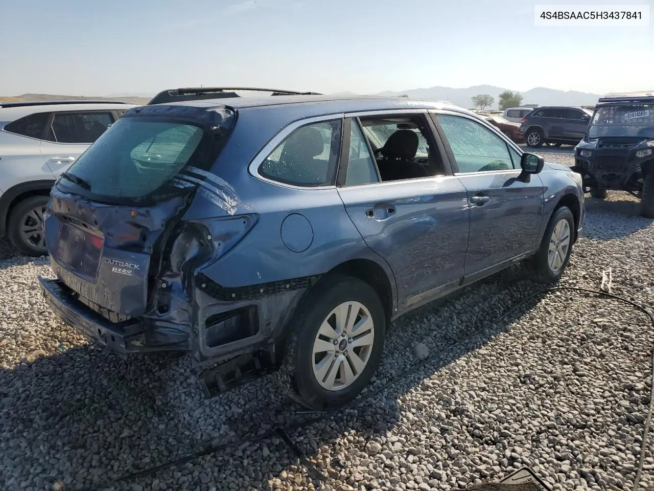 2017 Subaru Outback 2.5I VIN: 4S4BSAAC5H3437841 Lot: 62149865