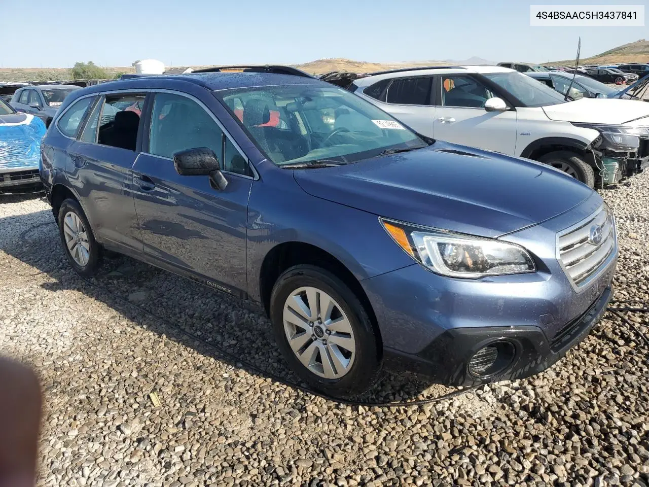 2017 Subaru Outback 2.5I VIN: 4S4BSAAC5H3437841 Lot: 62149865