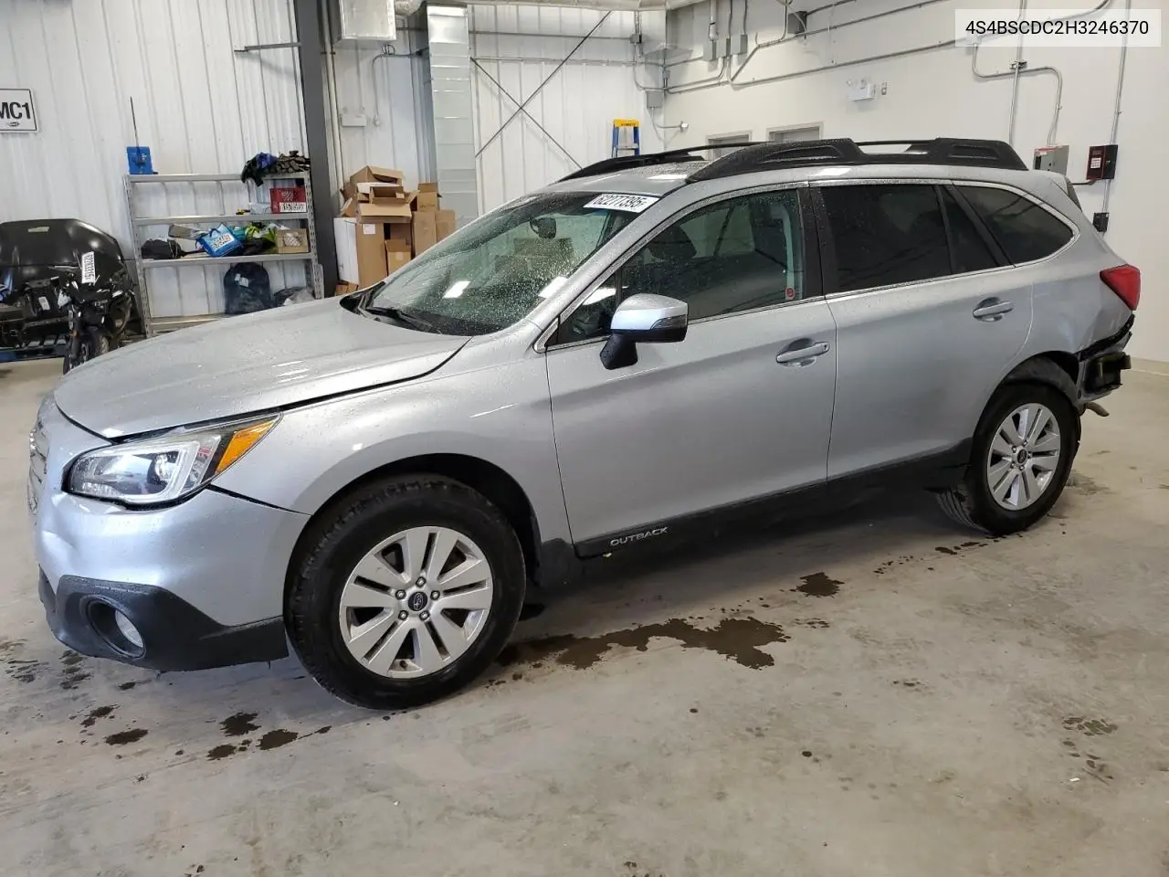 2017 Subaru Outback 2.5I Premium VIN: 4S4BSCDC2H3246370 Lot: 62277395