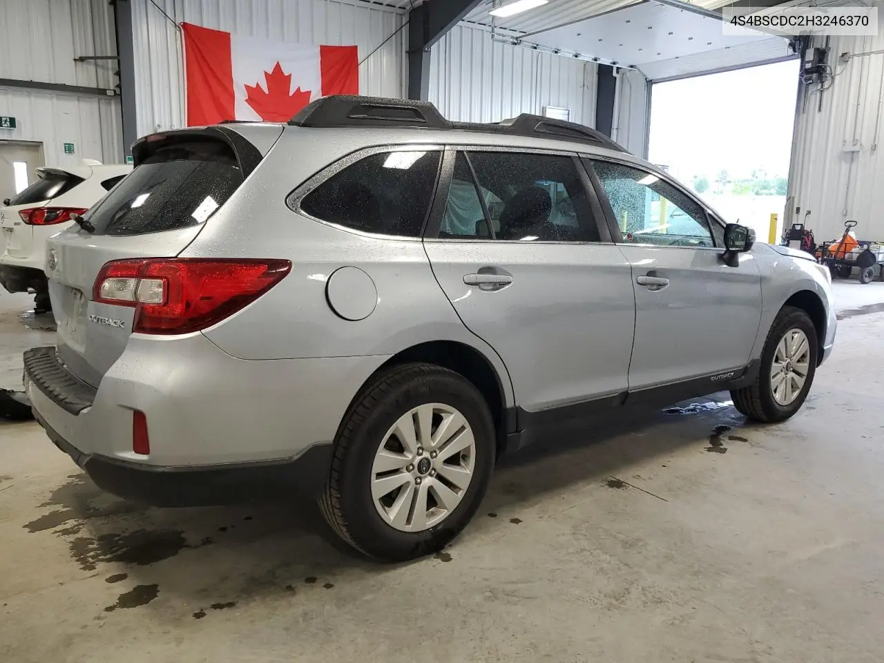2017 Subaru Outback 2.5I Premium VIN: 4S4BSCDC2H3246370 Lot: 62277395