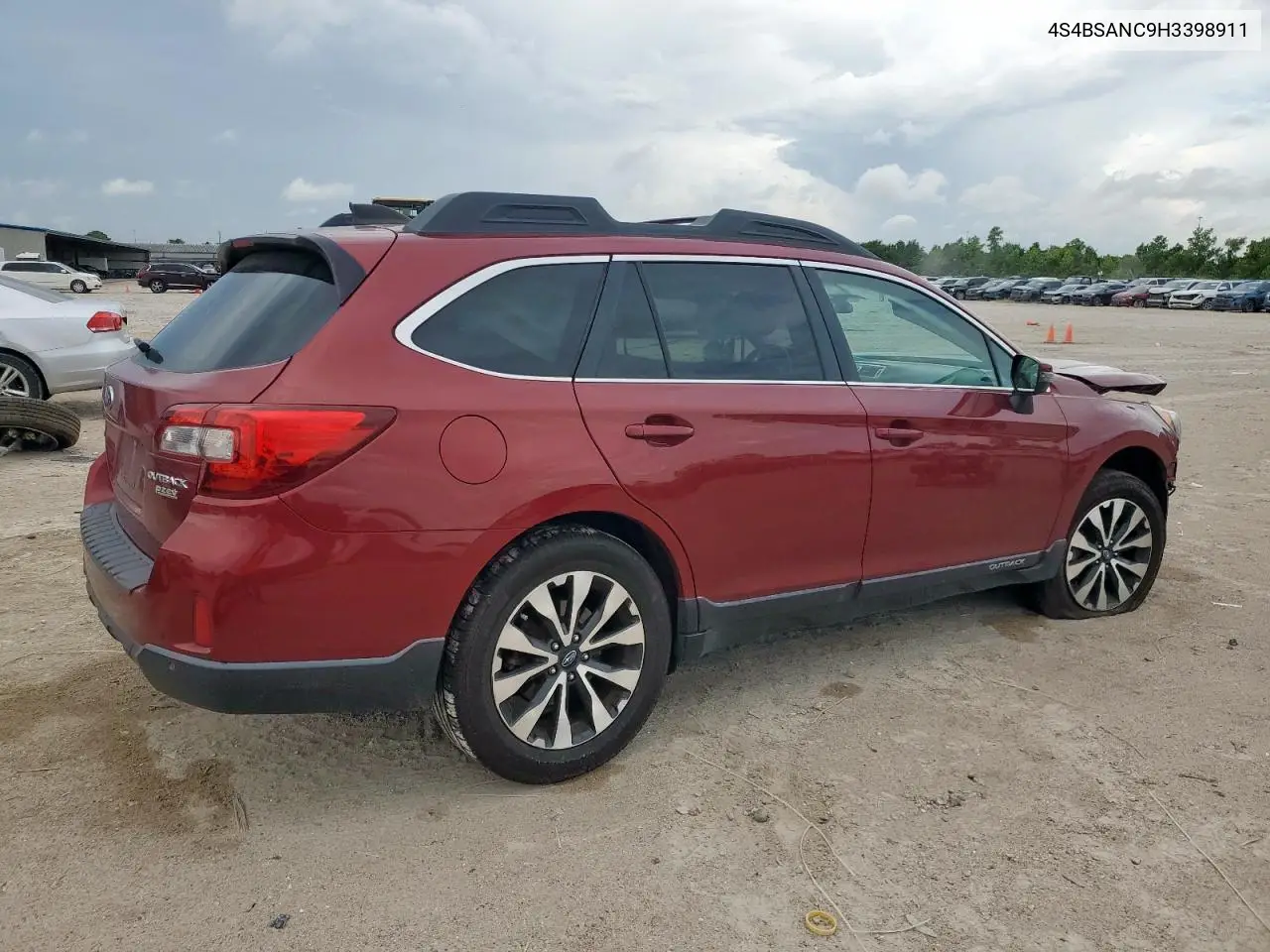 2017 Subaru Outback 2.5I Limited VIN: 4S4BSANC9H3398911 Lot: 62292395