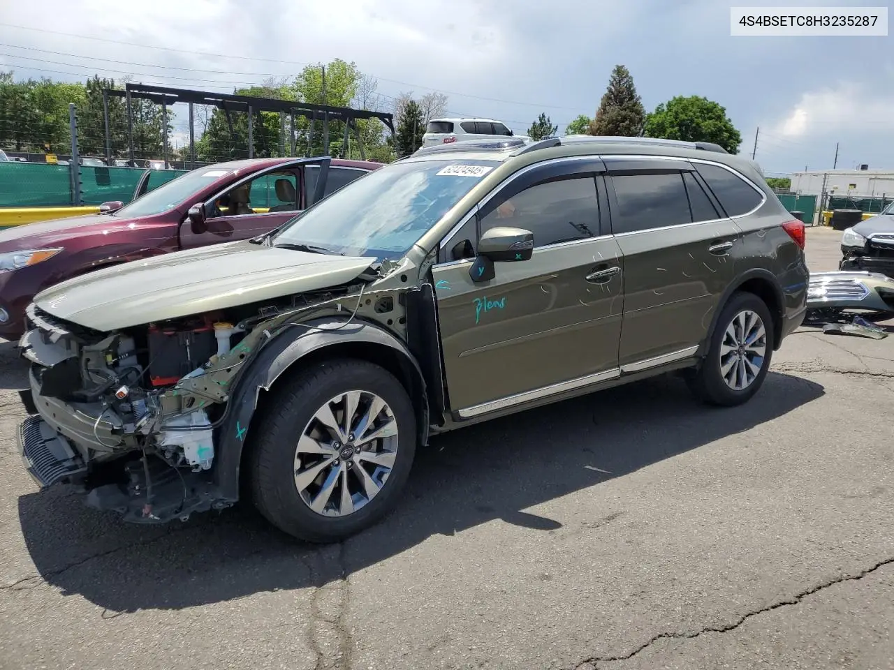 2017 Subaru Outback Touring VIN: 4S4BSETC8H3235287 Lot: 62424945