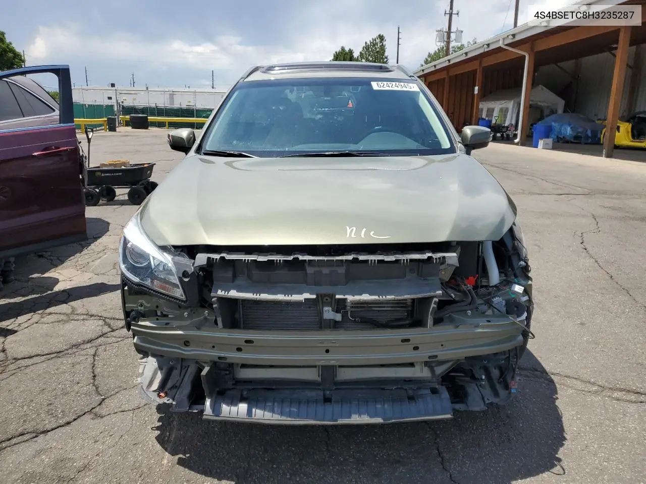2017 Subaru Outback Touring VIN: 4S4BSETC8H3235287 Lot: 62424945