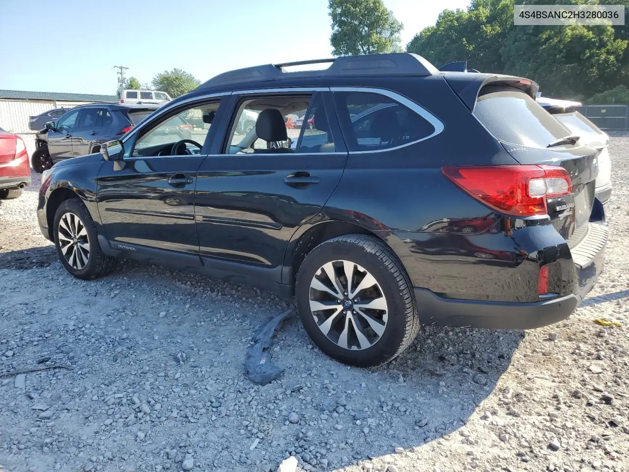 2017 Subaru Outback 2.5I Limited VIN: 4S4BSANC2H3280036 Lot: 62497245