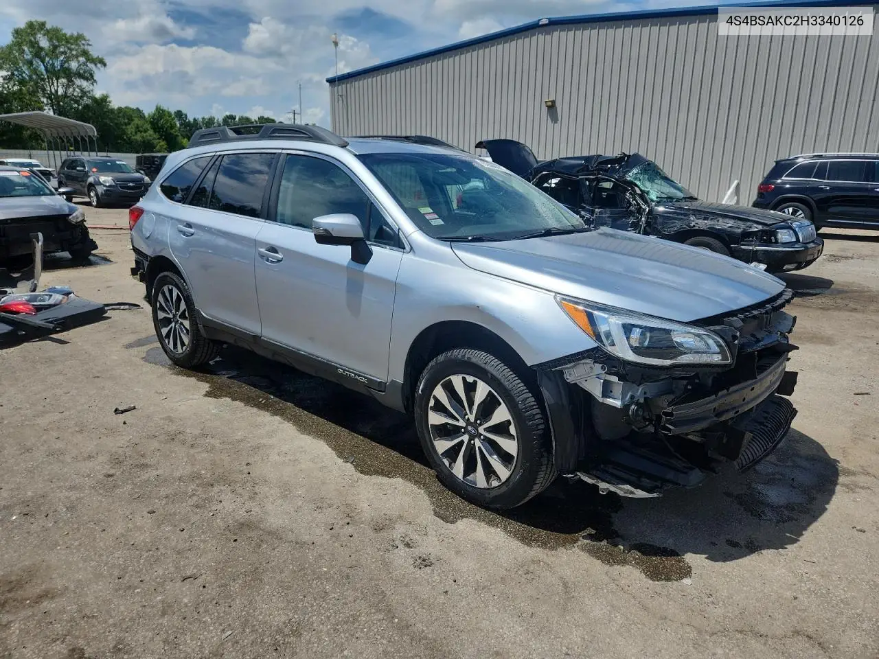 2017 Subaru Outback 2.5I Limited VIN: 4S4BSAKC2H3340126 Lot: 62584855