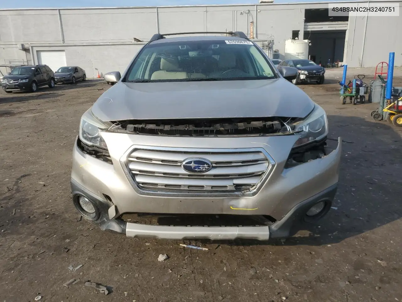 2017 Subaru Outback 2.5I Limited VIN: 4S4BSANC2H3240751 Lot: 62690675