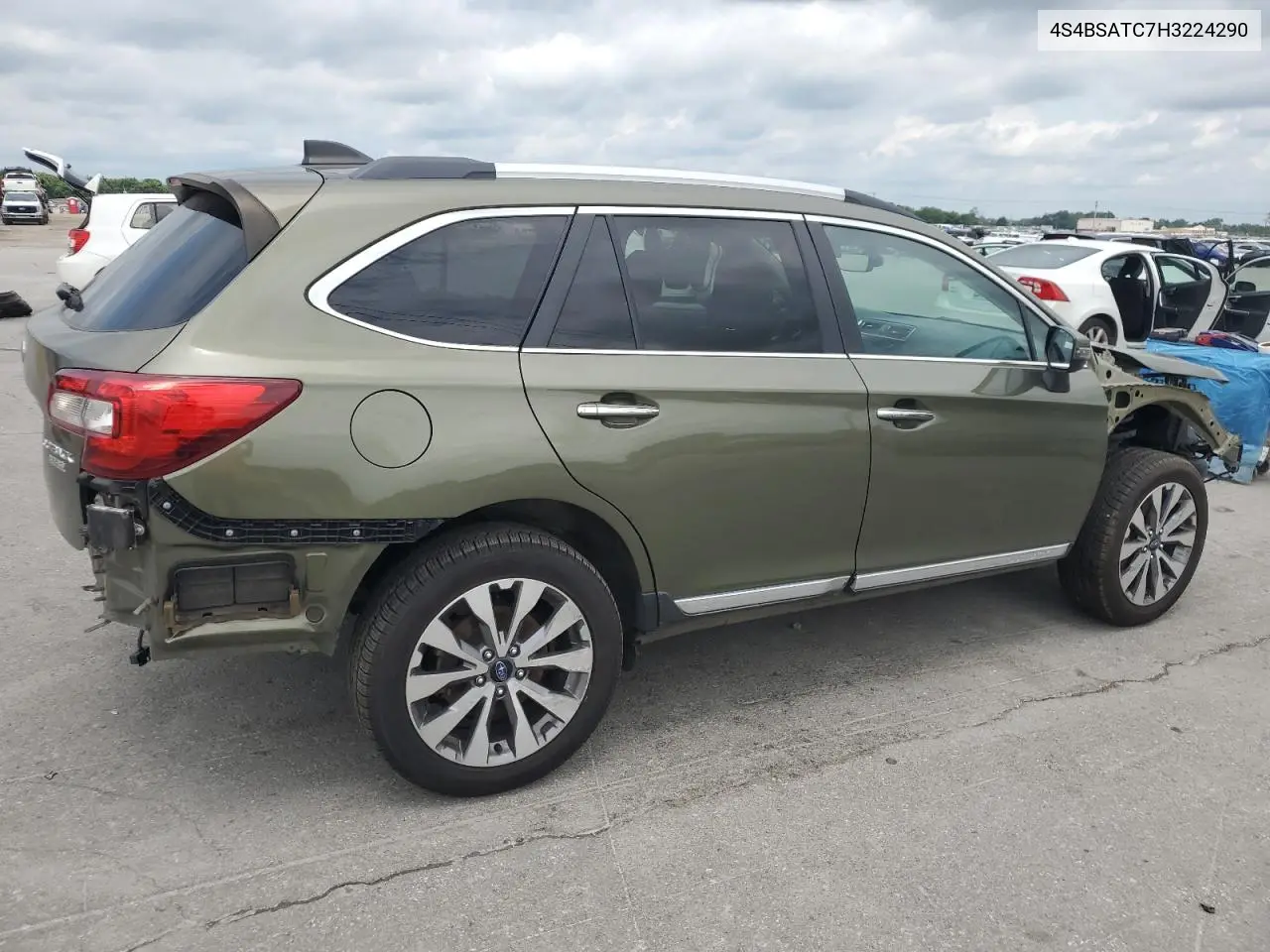 2017 Subaru Outback Touring VIN: 4S4BSATC7H3224290 Lot: 62837505