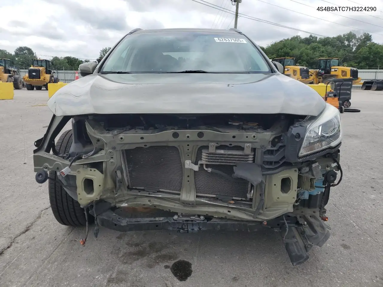 2017 Subaru Outback Touring VIN: 4S4BSATC7H3224290 Lot: 62837505