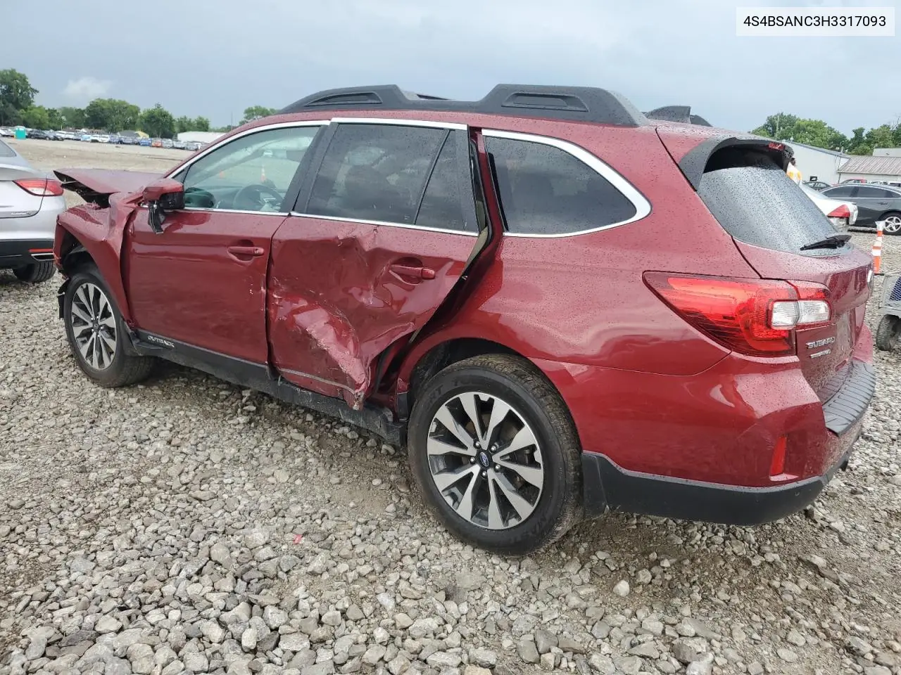2017 Subaru Outback 2.5I Limited VIN: 4S4BSANC3H3317093 Lot: 62909405