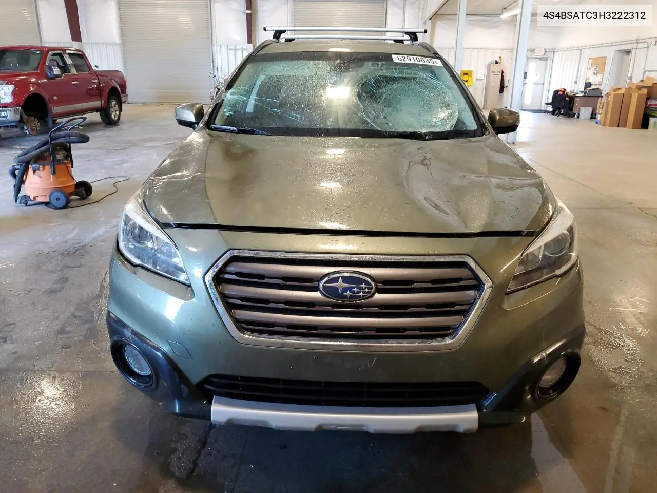 2017 Subaru Outback Touring VIN: 4S4BSATC3H3222312 Lot: 62910835