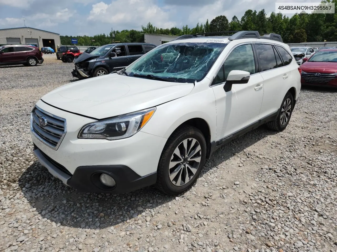 2017 Subaru Outback 2.5I Limited VIN: 4S4BSANC9H3295567 Lot: 62926045