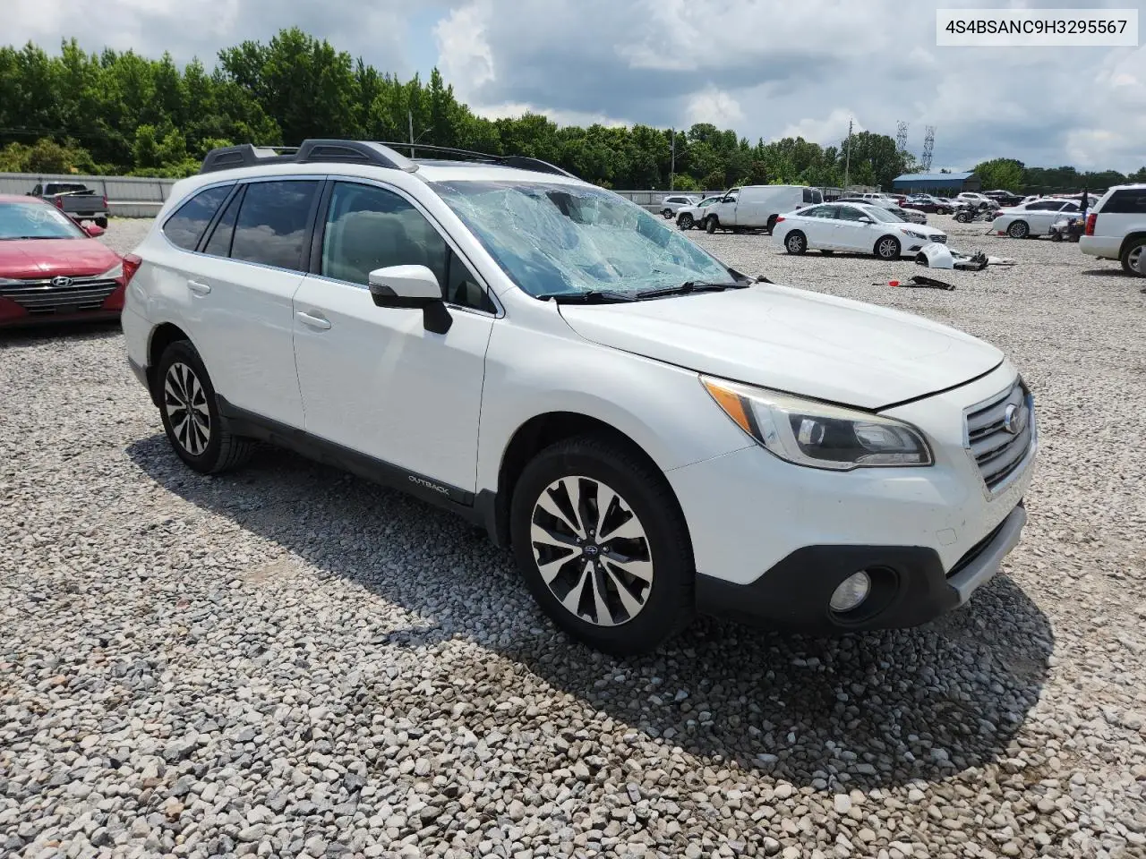 2017 Subaru Outback 2.5I Limited VIN: 4S4BSANC9H3295567 Lot: 62926045