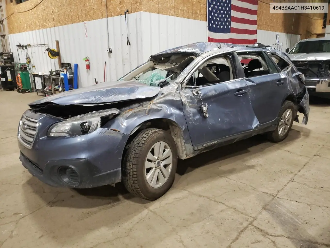 2017 Subaru Outback 2.5I VIN: 4S4BSAAC1H3410619 Lot: 63039465