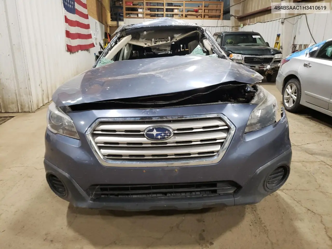 2017 Subaru Outback 2.5I VIN: 4S4BSAAC1H3410619 Lot: 63039465