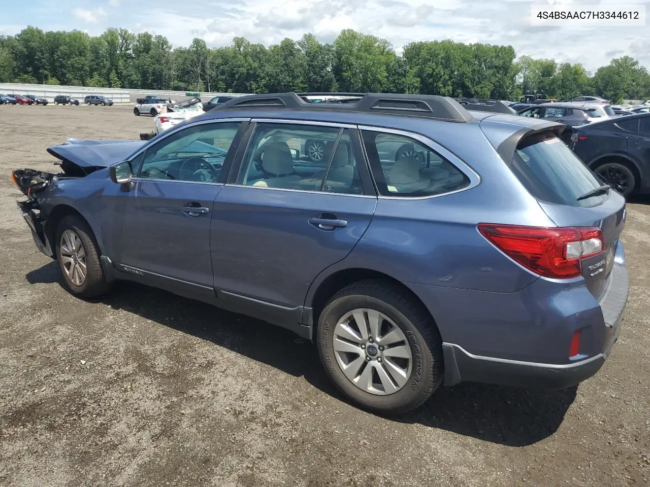 2017 Subaru Outback 2.5I VIN: 4S4BSAAC7H3344612 Lot: 63411835