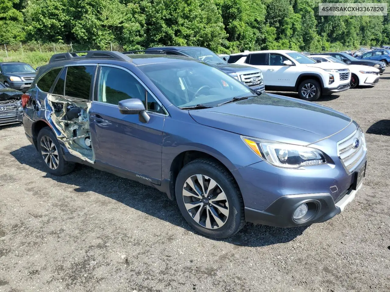 2017 Subaru Outback 2.5I Limited VIN: 4S4BSAKCXH3367820 Lot: 63427205