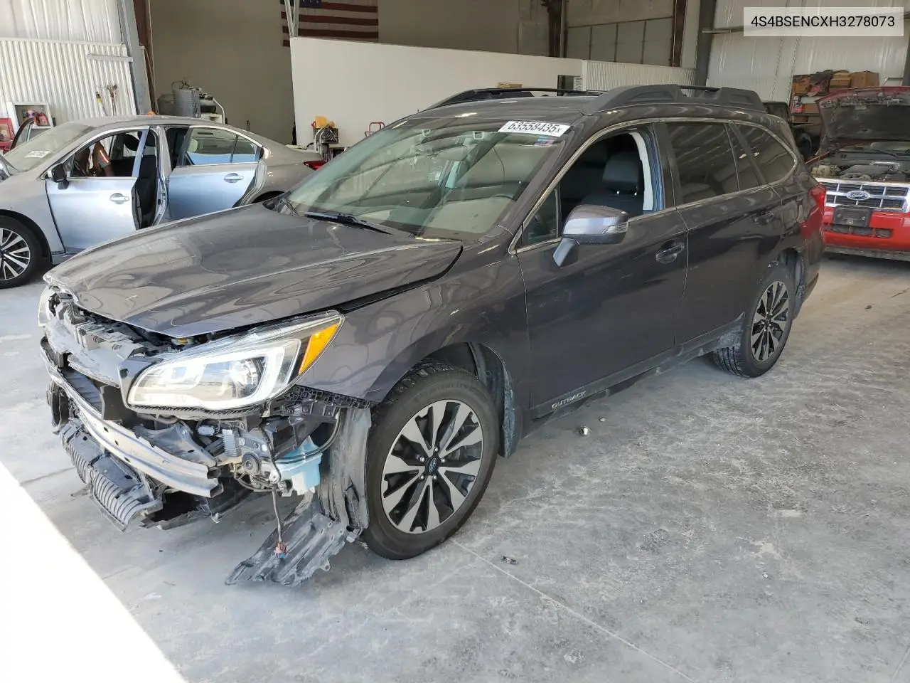 2017 Subaru Outback 3.6R Limited VIN: 4S4BSENCXH3278073 Lot: 63558435