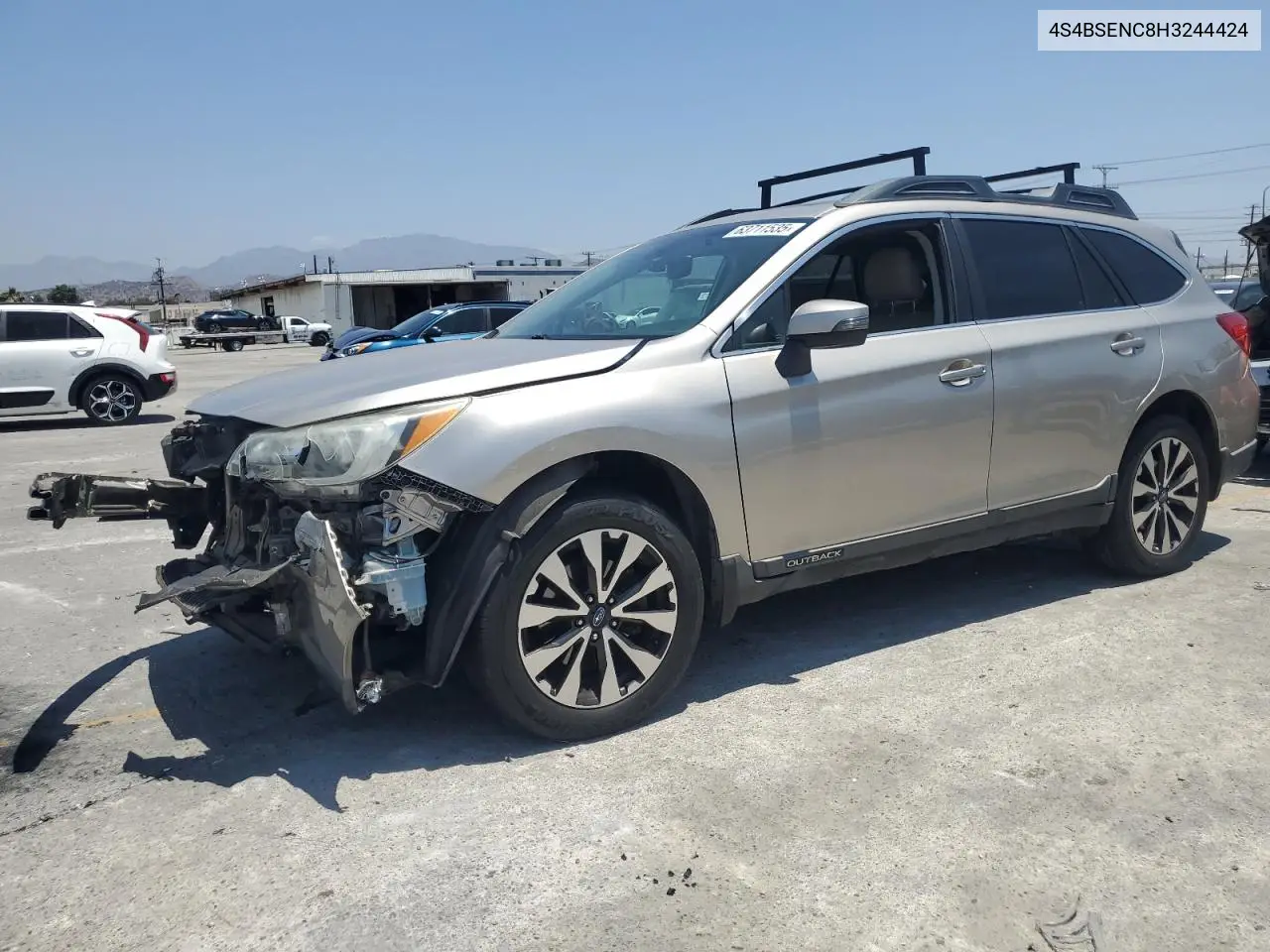 2017 Subaru Outback 3.6R Limited VIN: 4S4BSENC8H3244424 Lot: 63711535