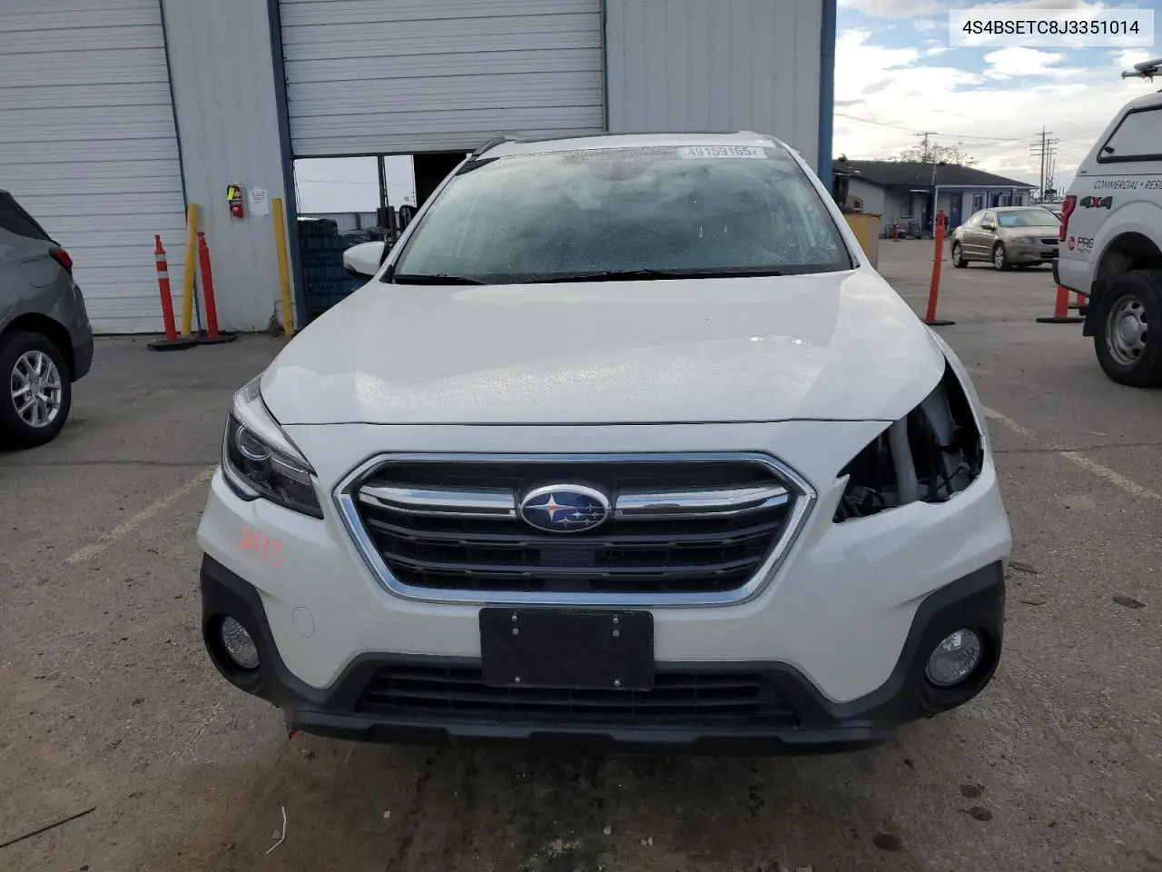 2018 Subaru Outback Touring VIN: 4S4BSETC8J3351014 Lot: 49159165