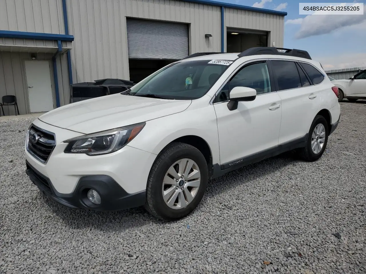 2018 Subaru Outback 2.5I Premium VIN: 4S4BSACC5J3255205 Lot: 52867725