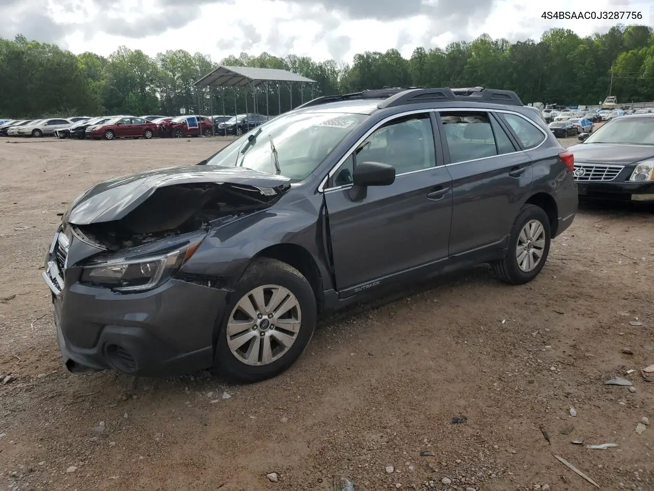 2018 Subaru Outback 2.5I VIN: 4S4BSAAC0J3287756 Lot: 54950505
