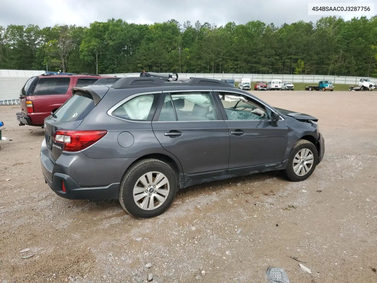 2018 Subaru Outback 2.5I VIN: 4S4BSAAC0J3287756 Lot: 54950505