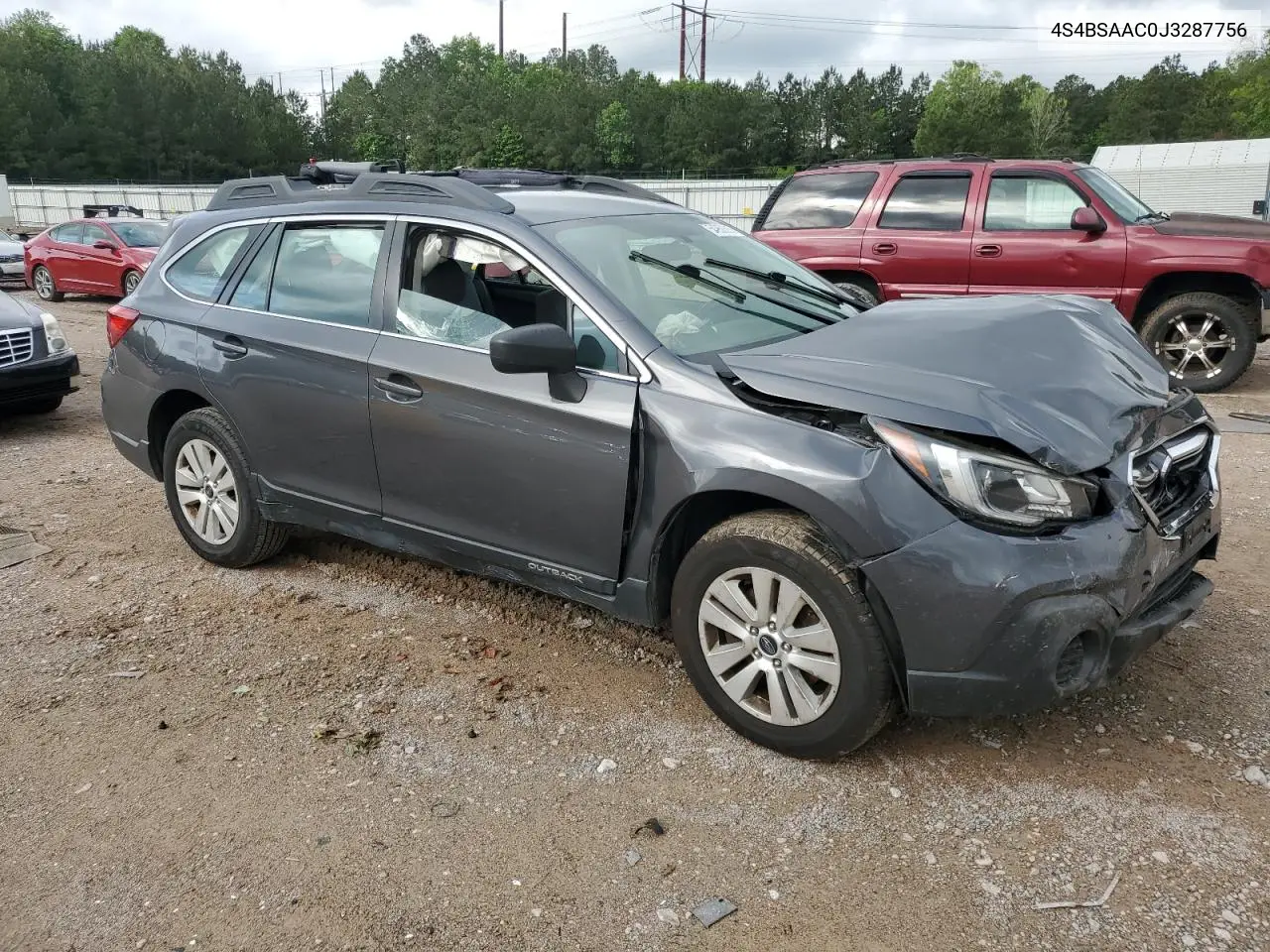 2018 Subaru Outback 2.5I VIN: 4S4BSAAC0J3287756 Lot: 54950505