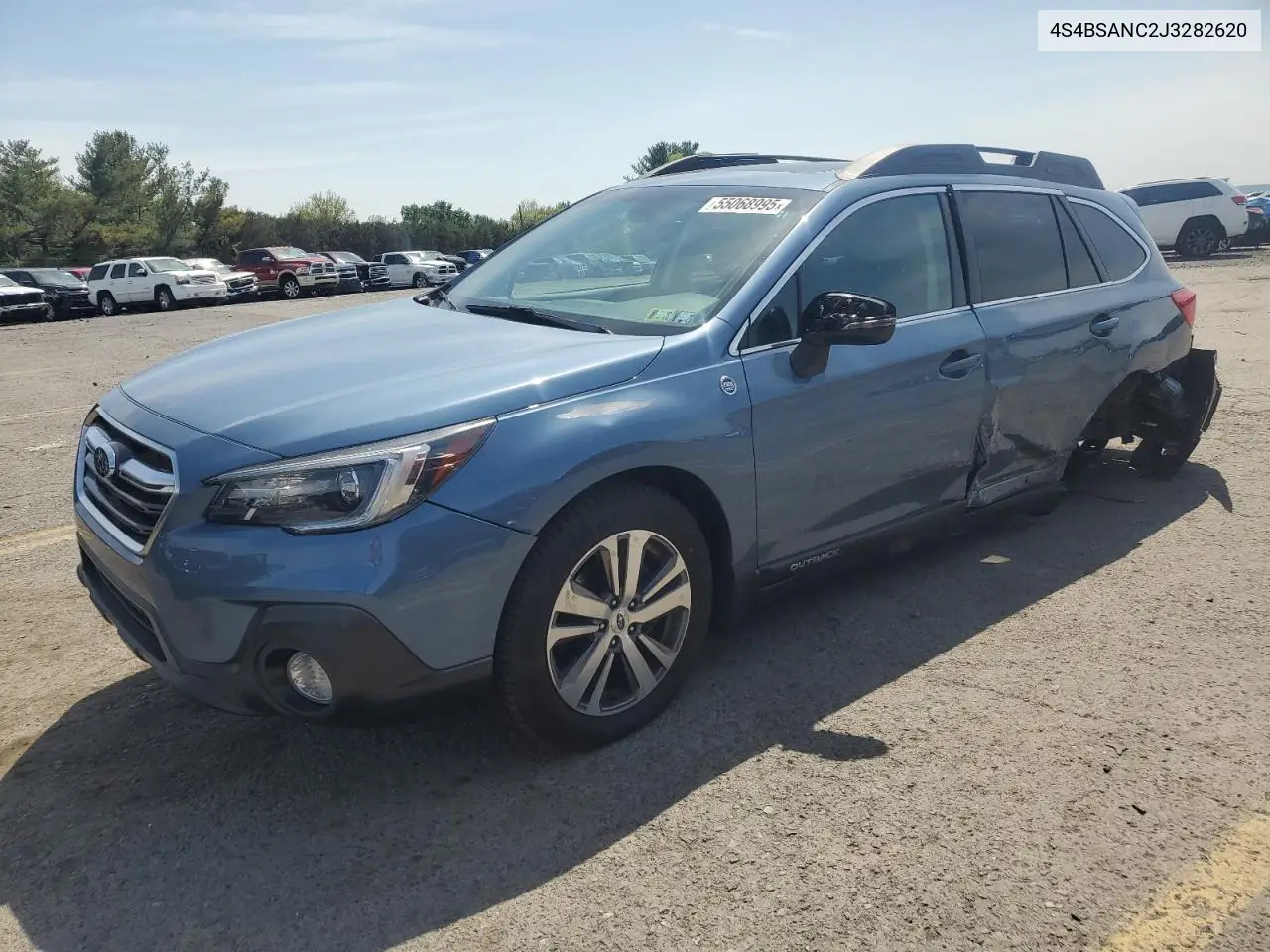 2018 Subaru Outback 2.5I Limited VIN: 4S4BSANC2J3282620 Lot: 55068995