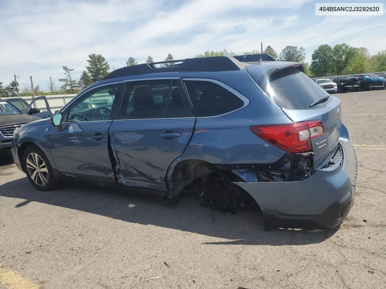 2018 Subaru Outback 2.5I Limited VIN: 4S4BSANC2J3282620 Lot: 55068995