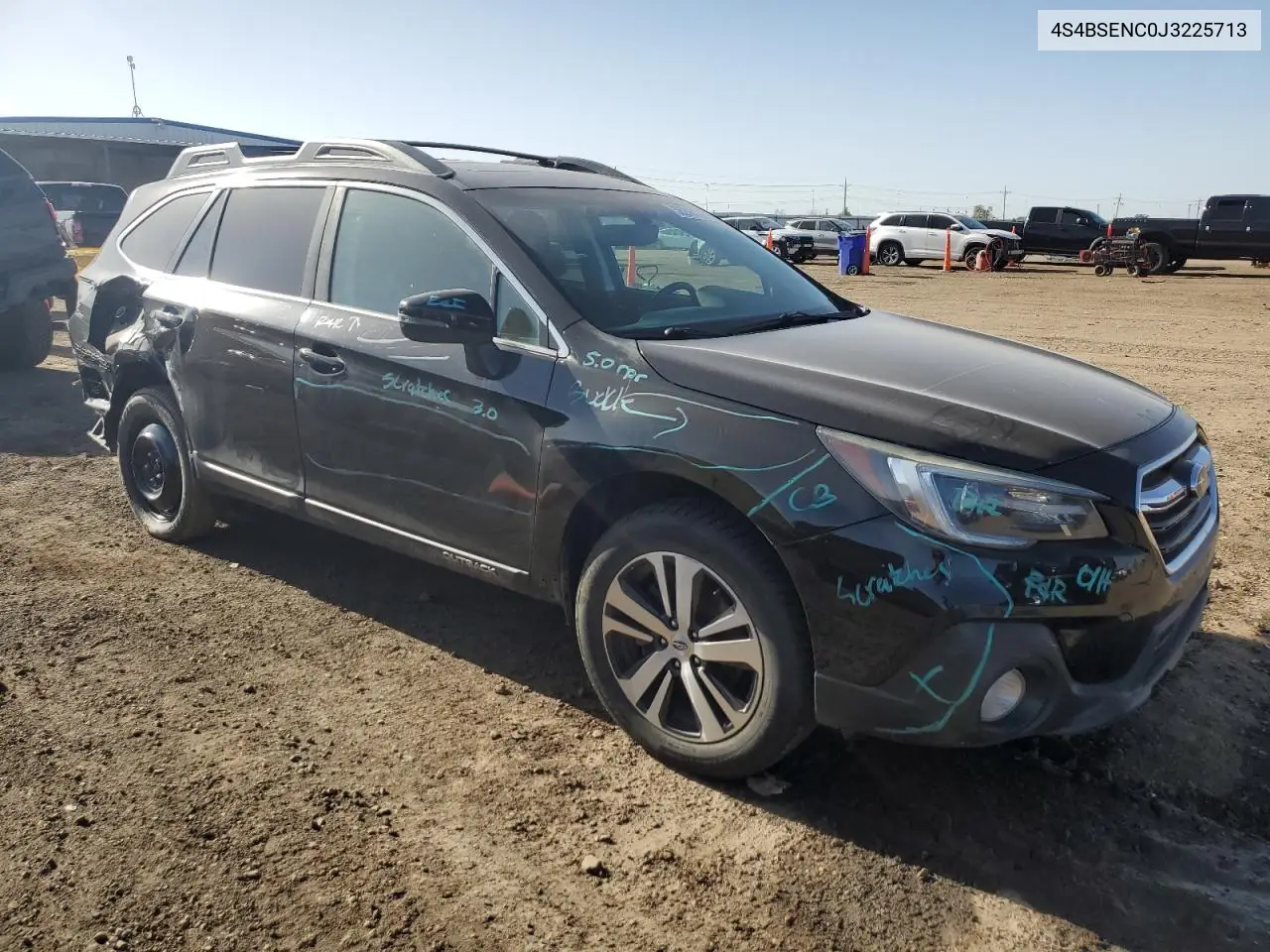 2018 Subaru Outback 3.6R Limited VIN: 4S4BSENC0J3225713 Lot: 56243745