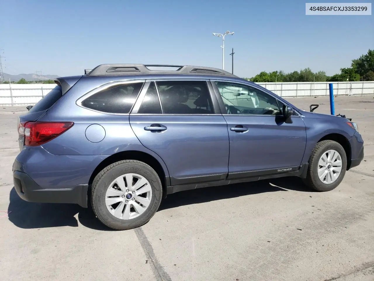 2018 Subaru Outback 2.5I Premium VIN: 4S4BSAFCXJ3353299 Lot: 56681245
