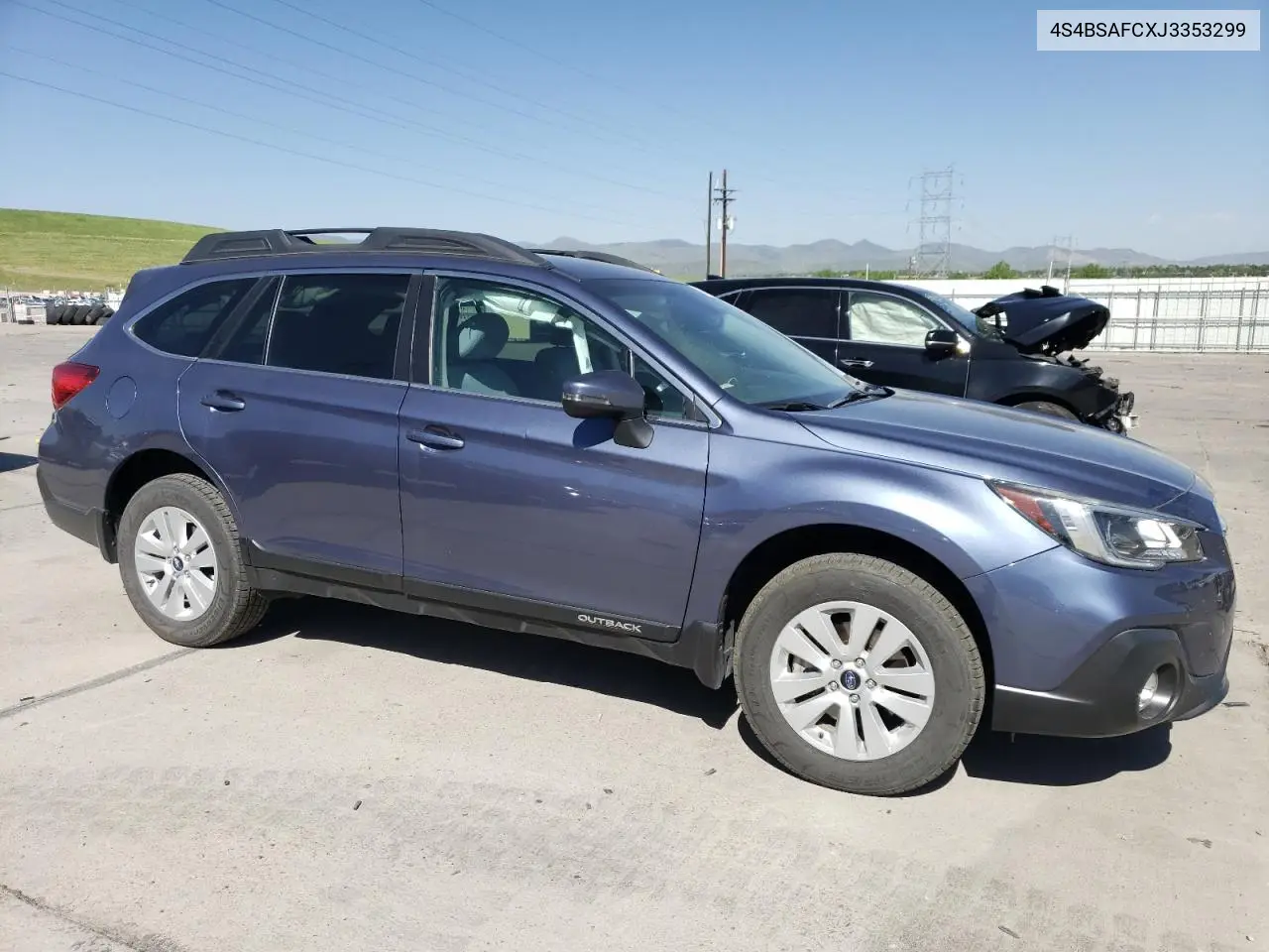 2018 Subaru Outback 2.5I Premium VIN: 4S4BSAFCXJ3353299 Lot: 56681245