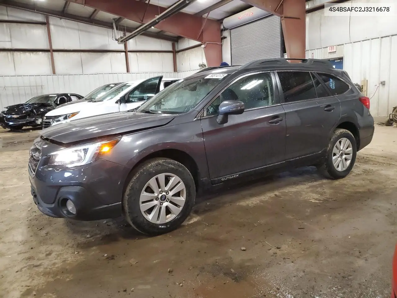 2018 Subaru Outback 2.5I Premium VIN: 4S4BSAFC2J3216678 Lot: 56814175