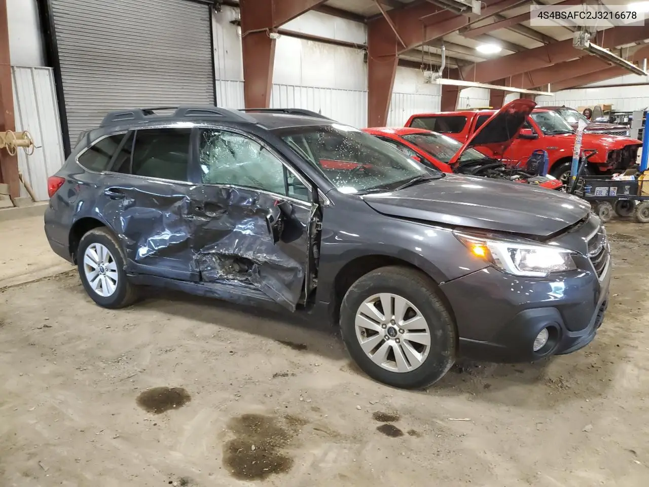 2018 Subaru Outback 2.5I Premium VIN: 4S4BSAFC2J3216678 Lot: 56814175