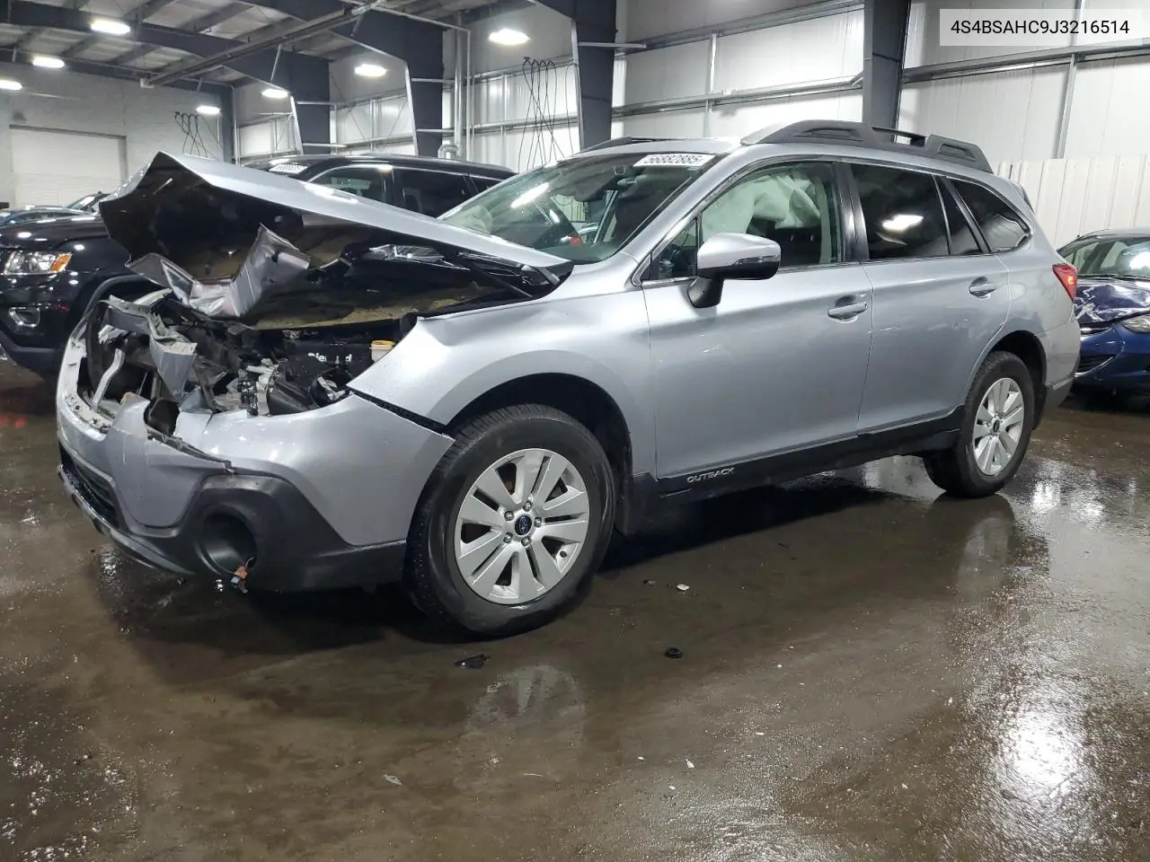 2018 Subaru Outback 2.5I Premium VIN: 4S4BSAHC9J3216514 Lot: 56882885