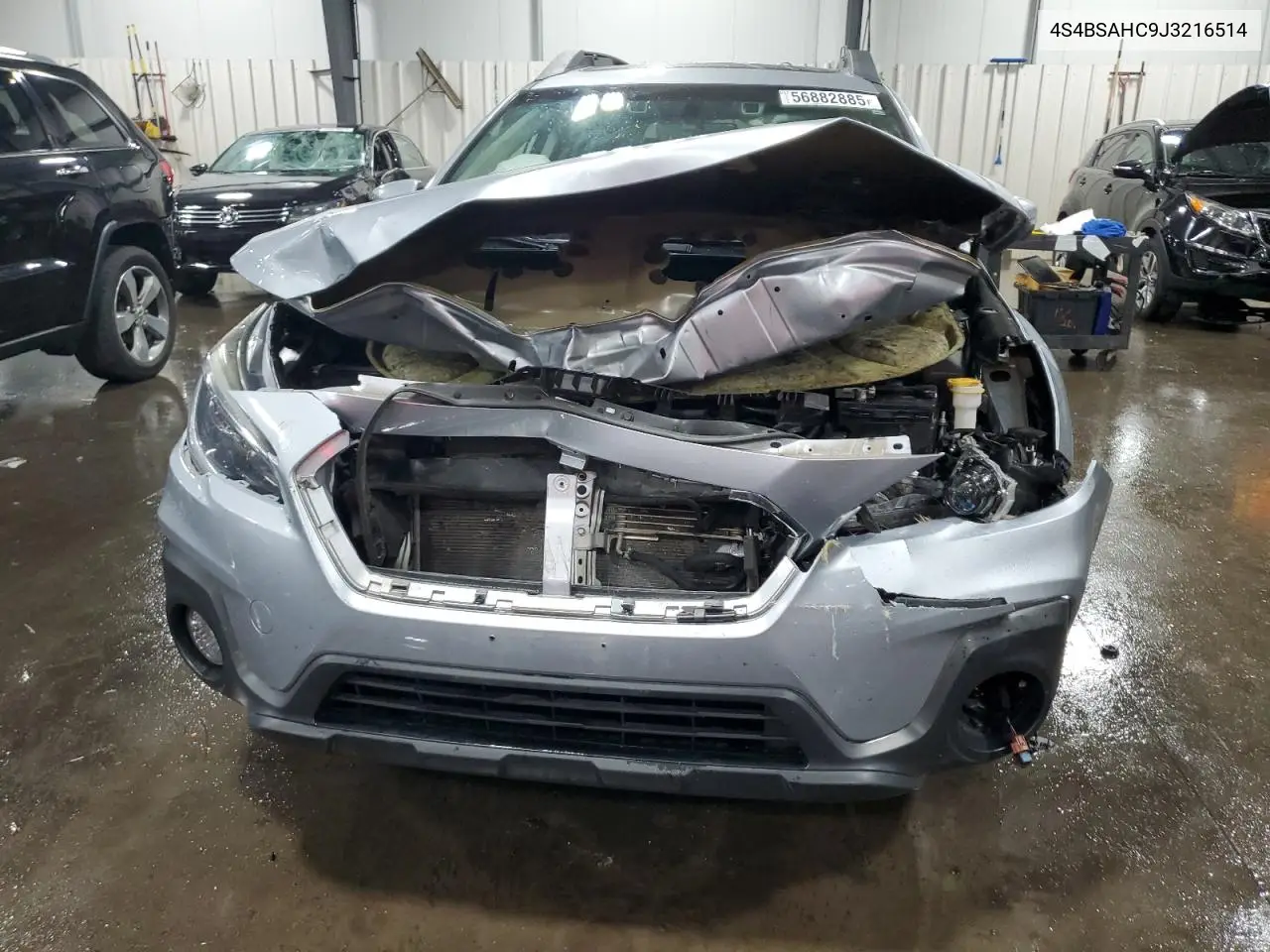 2018 Subaru Outback 2.5I Premium VIN: 4S4BSAHC9J3216514 Lot: 56882885
