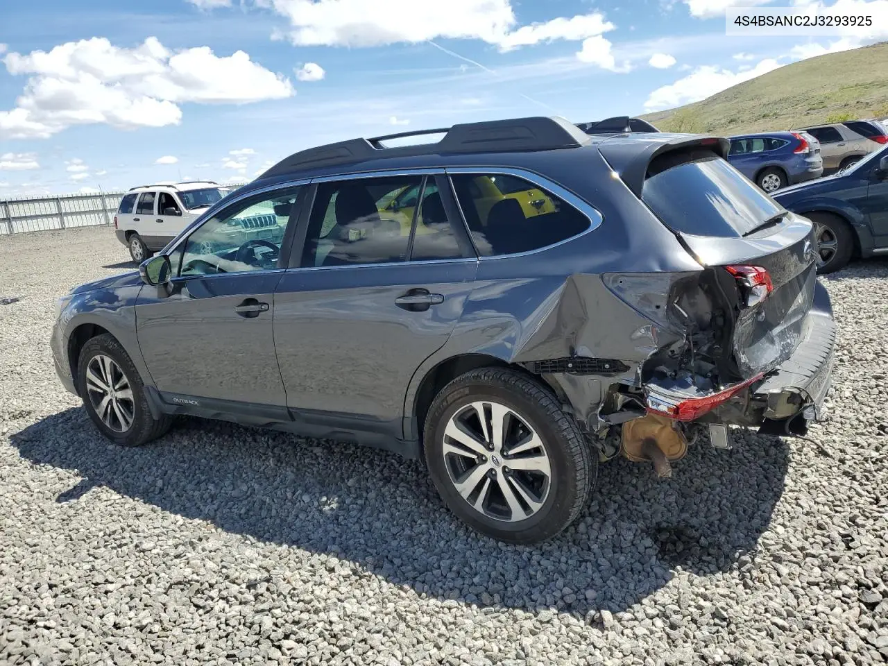 2018 Subaru Outback 2.5I Limited VIN: 4S4BSANC2J3293925 Lot: 57170015