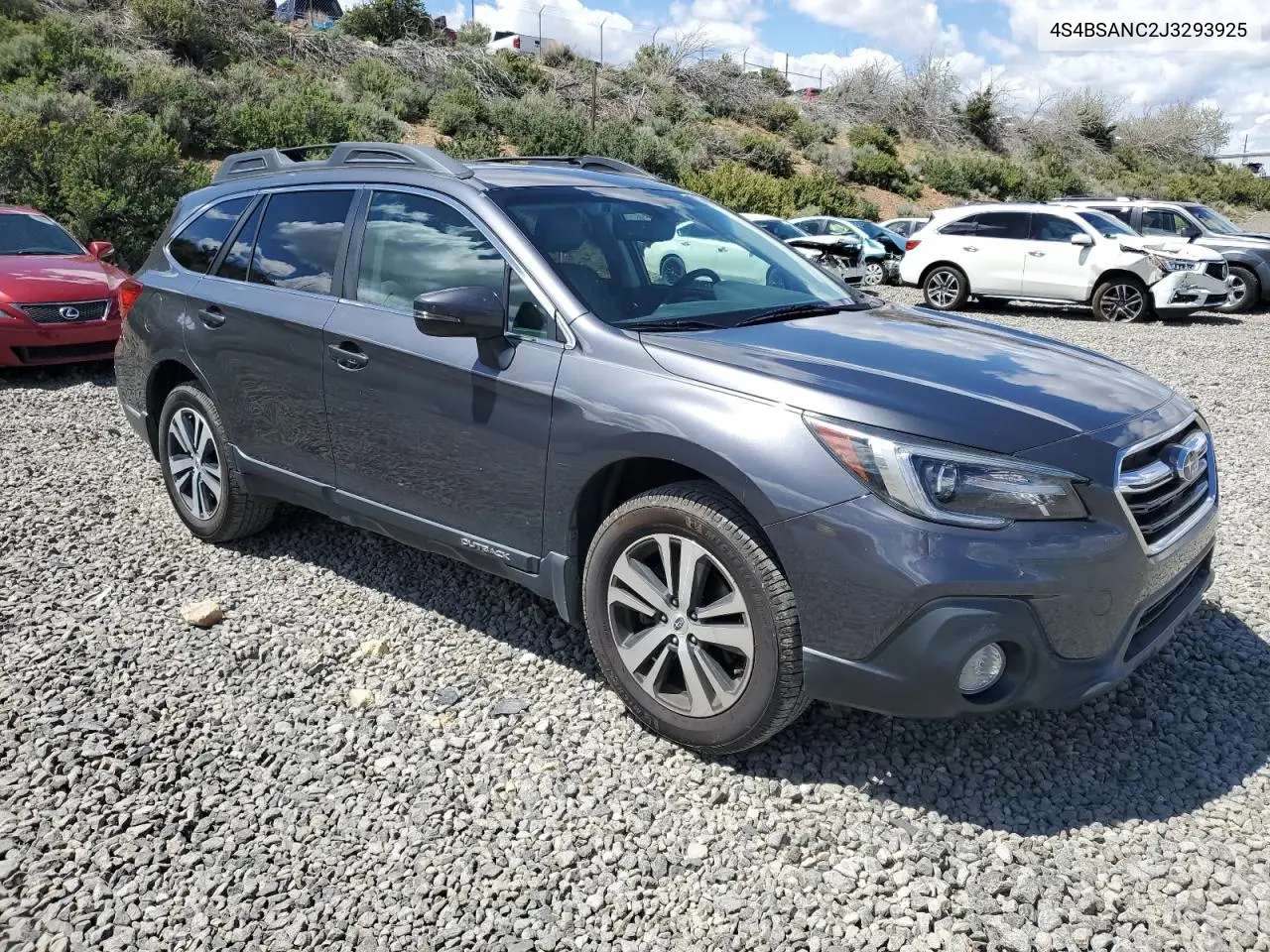 2018 Subaru Outback 2.5I Limited VIN: 4S4BSANC2J3293925 Lot: 57170015