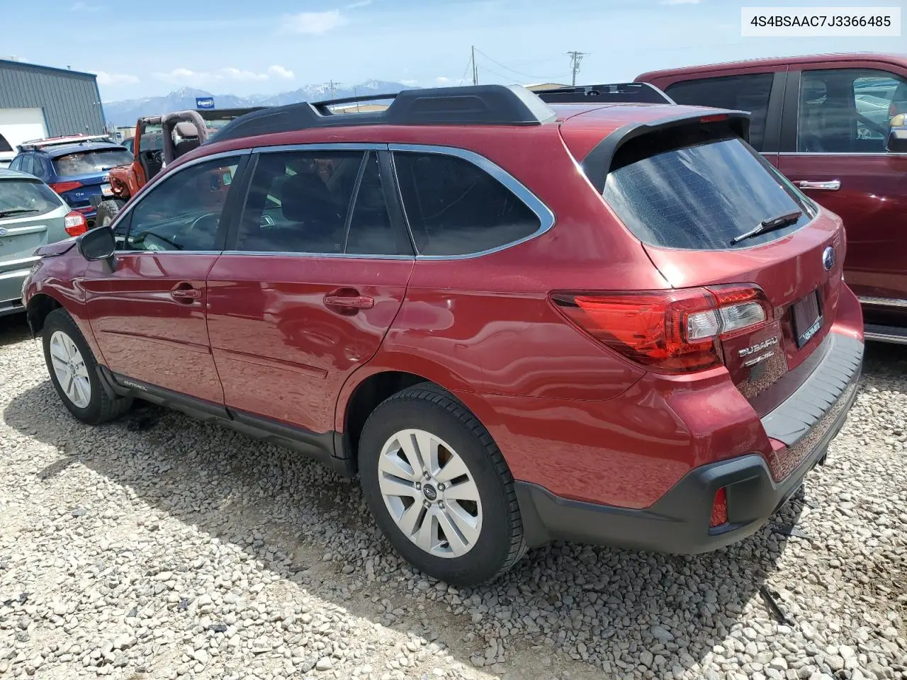 2018 Subaru Outback 2.5I VIN: 4S4BSAAC7J3366485 Lot: 61398425