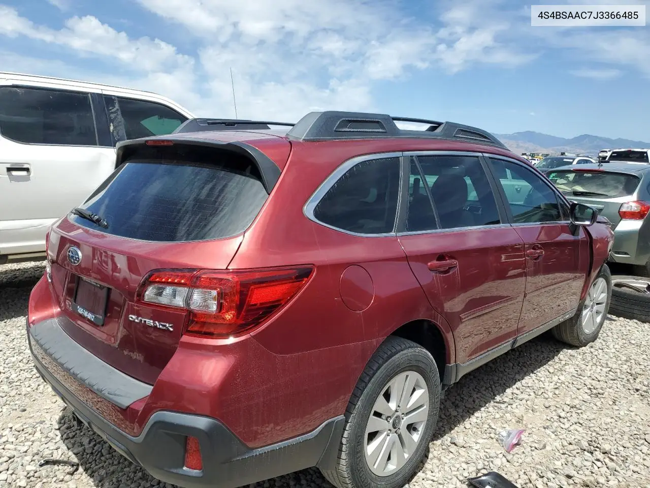 2018 Subaru Outback 2.5I VIN: 4S4BSAAC7J3366485 Lot: 61398425